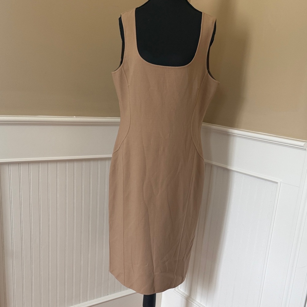 Michael Kors Tan Midi Dress